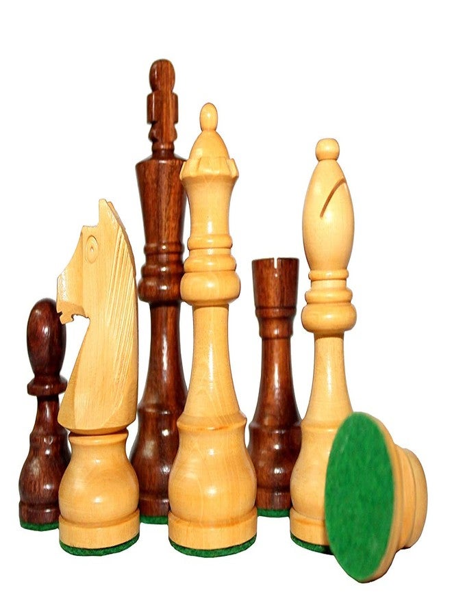 SPOCCO | 15"X15" Magnetic Wooden Chess Board Set with 32 Magnetic Pieces | Portable Chess Board Game Compact & Folding - Classic Travel Chess for Kids & Adults | WMC01 - Image 3